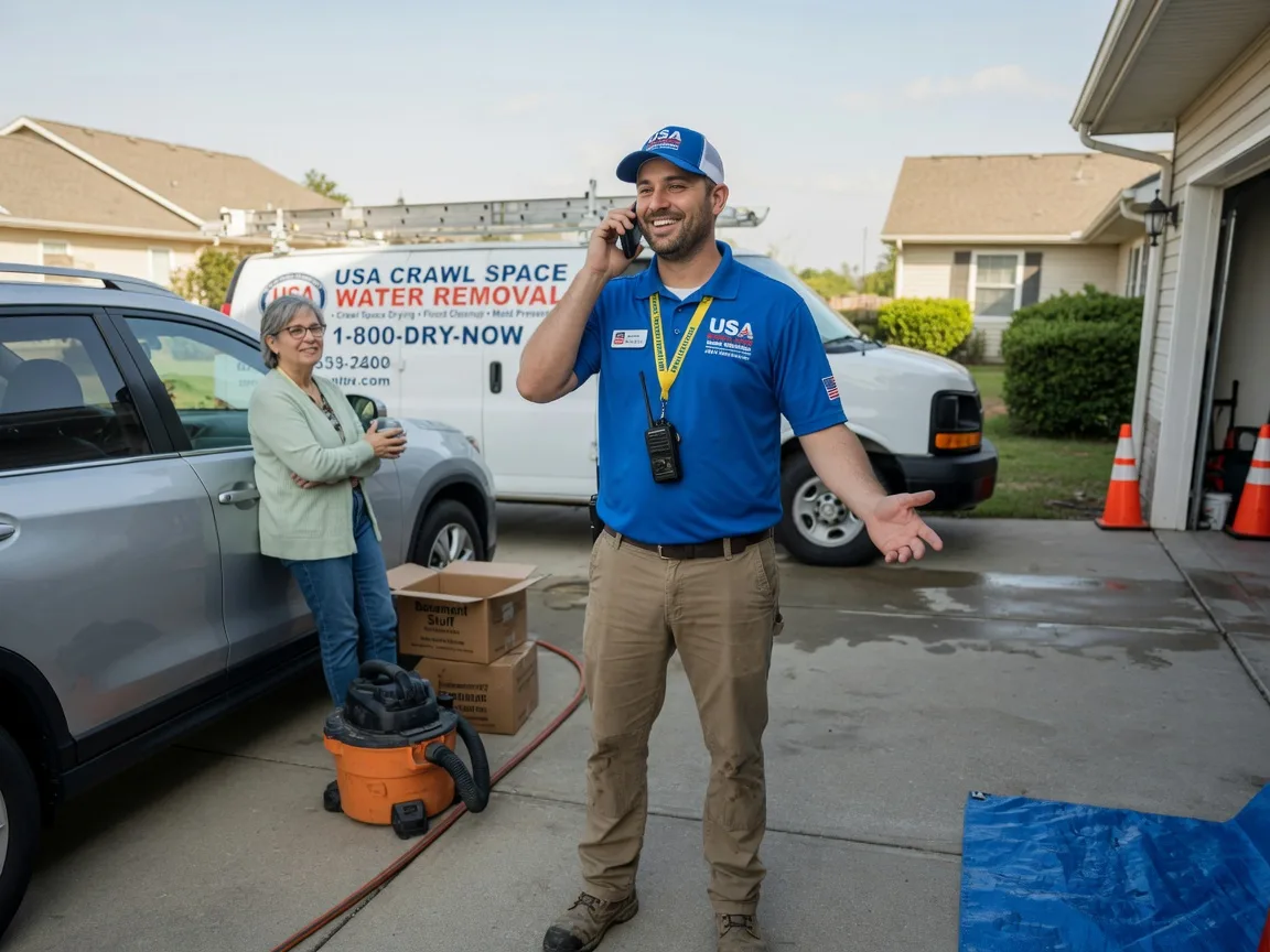 Crawl Space Water Removal Pottsboro, TX FAQs